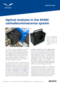 Sparc optical modules Sparc optical modules